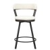 Cortez Swivel Bar Stools - White